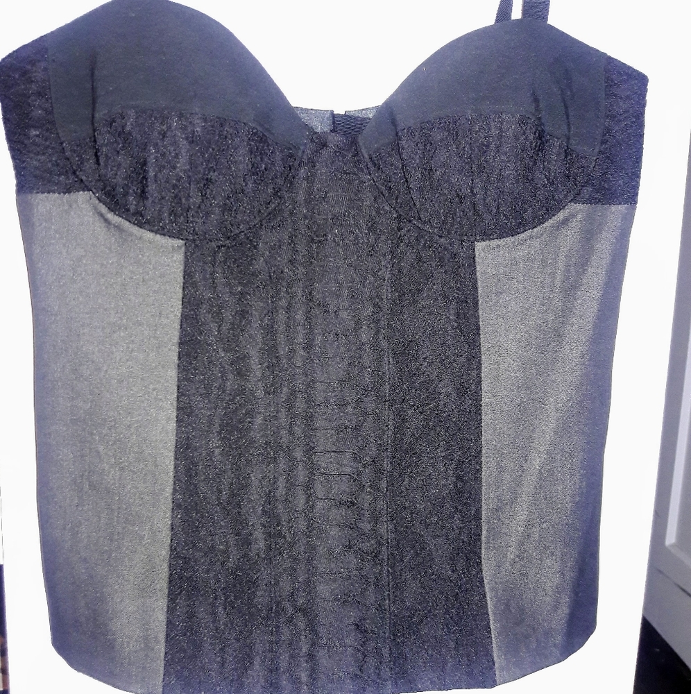 TOP TAHARI BUSTIER STRAPLESS NWT BEAUTIFUL!!